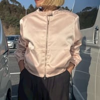 satin blouson