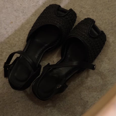 raffia sandal