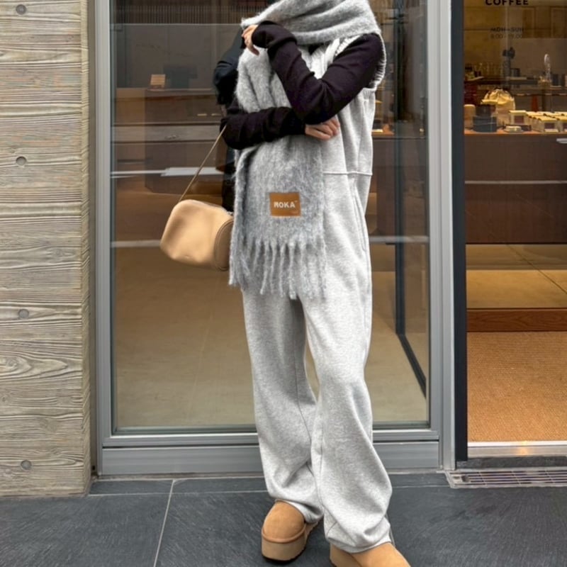 MOKA tag coverall sweat スウェット　オールインワン MOKA tag coverall sweat | MOKA