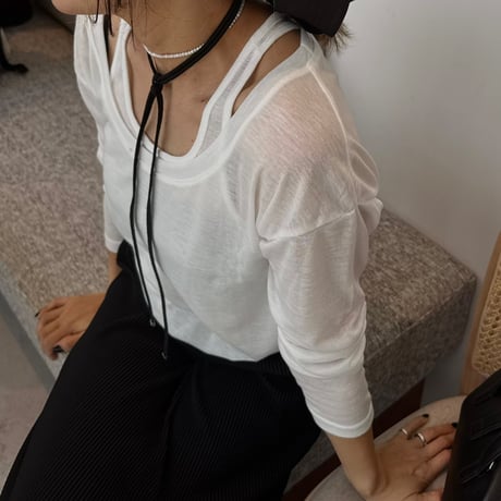 sheer layered tops