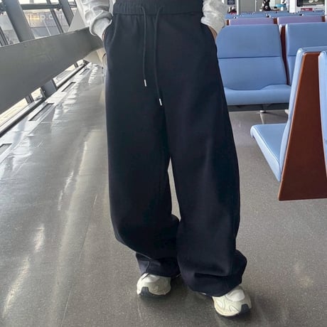 curve wide sweat pants
