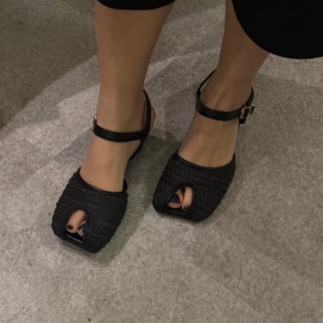 raffia sandal
