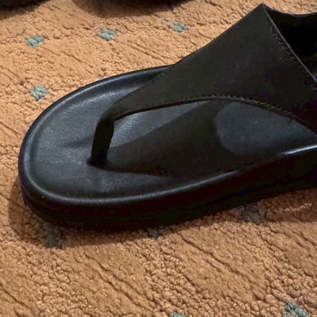 fake leather sandal