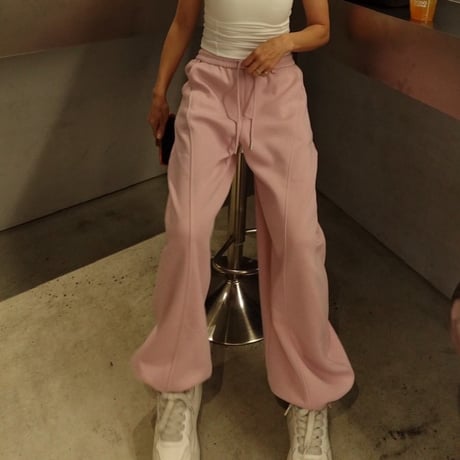 drawstring pants pink