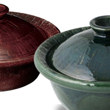 松田美智子・自在道具 中川一志郎 香味鍋用鍋敷き 丸（小・カラー：飴