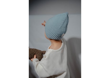 *. 即納  .* atomeme Almond knit beanie 2025春韓国子供服