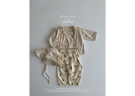 *. 即納  .*   2025夏 aosta ボンボンpants 韓国子供服