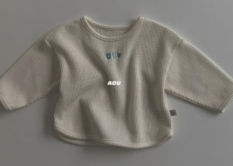 *. 即納  .* aou ワッフルT 2025春 韓国子供服