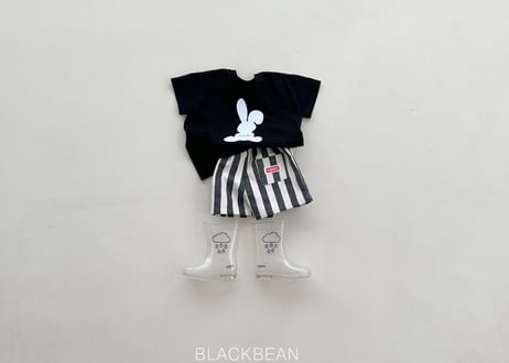 *. 即納  .*  black bean Bunny-T 2025夏 韓国子供服
