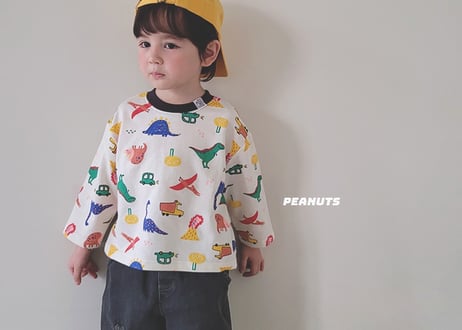 *. 即納  .* PEANUTS T-shirt 2025春 韓国子供服