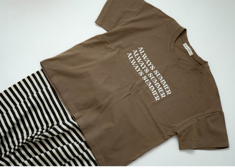 *. 即納  .*  lalaland  always wake tee 2025夏 韓国子供服