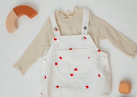 *. 即納  .*  childmaman heart salopette2025春 韓国子供服