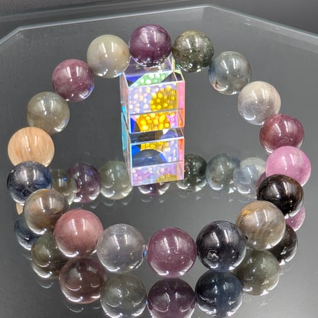 天然石 スターサファイアカラフル 天然石 スターサファイアカラフル 天然バイカラーサファイア0.298ct