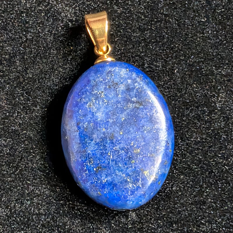 王の叡智を纏う極上天然ラピスラズリ】アフガニスタン産・SUS316