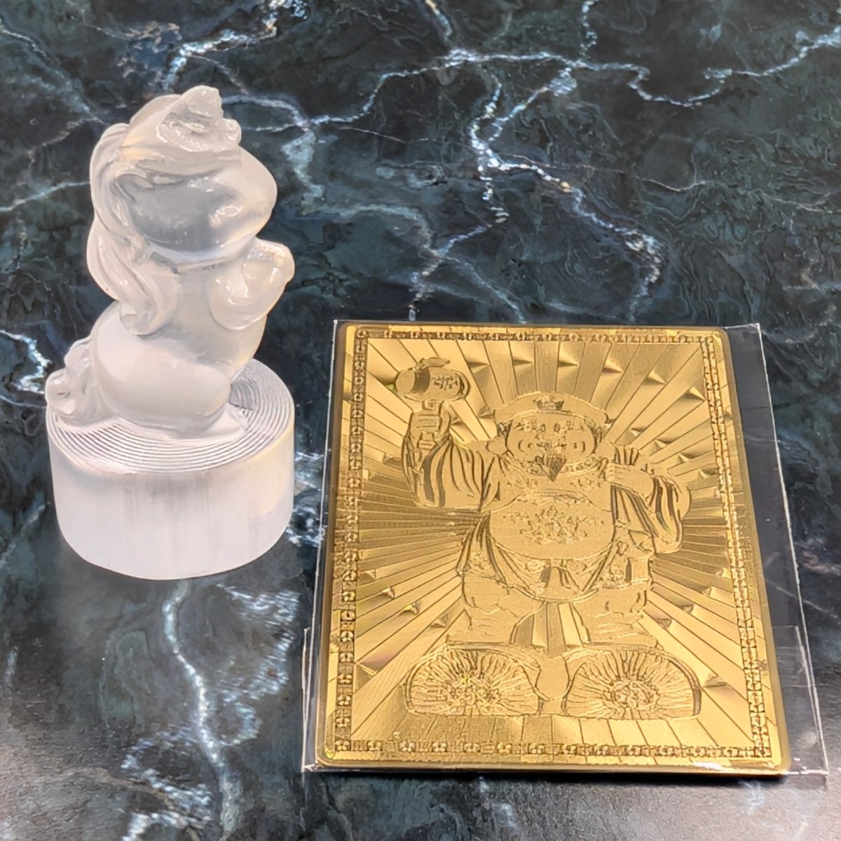 数量限定【謹賀新年・福運覚醒】聖獣ユニコーン×馬＆大黒天護符 ― 願望