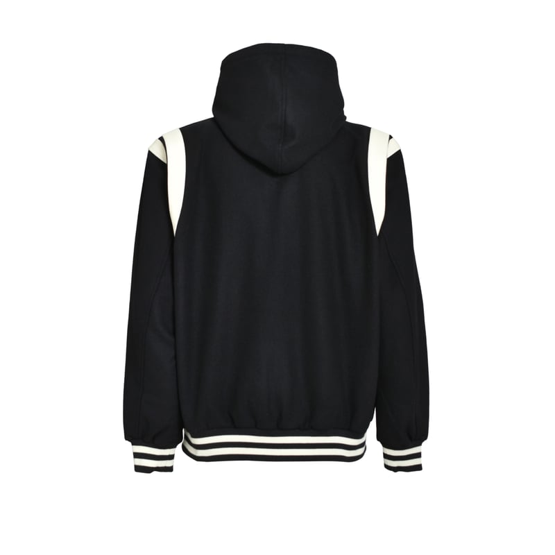BREATH / arch logo hooded varsity jacket | OTHE