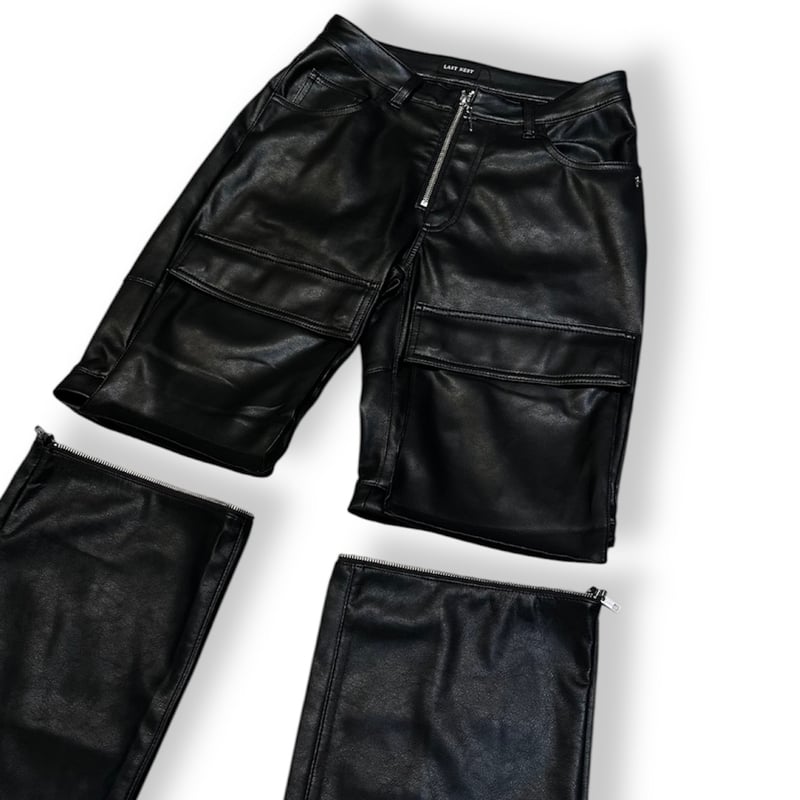 【M】LAST NEST Baggy Leather Cargo Pants LAST NEST(ラストネスト)商品ページ - Baggy Leather Cargo