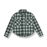 A Good Bad Influence / checker within shirt green