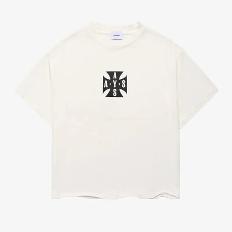 ASKYURSELF★AYS CROSS ヴィンテージ Tシャツ ASKYURSELF /AYS cross vintage tee white | OTHEL