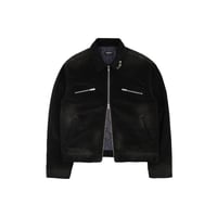 FAR FROM WHAT/ corduroy zip-up jacket