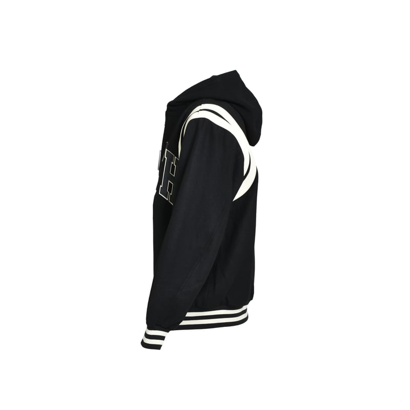 BREATH / arch logo hooded varsity jacket | OTHE