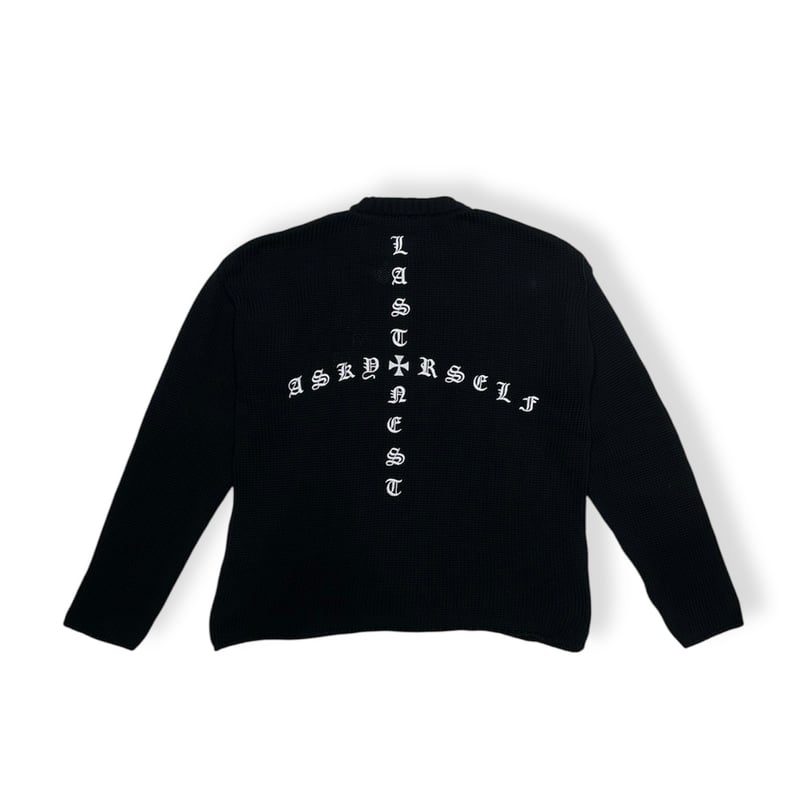 LAST NEST(ラストネスト) ASKYURSELF (アスクユアセルフ) LAST NEST x ASKYURSELF / L.N.A.Y CROSS KNIT | HOLICK