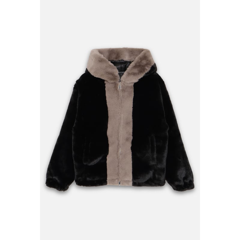 ¥ellowbucks着用　MLVINCE フォックスファージャケット23FW MLVINCE / faux fur jacket black | OTHELLO FUKUOKA