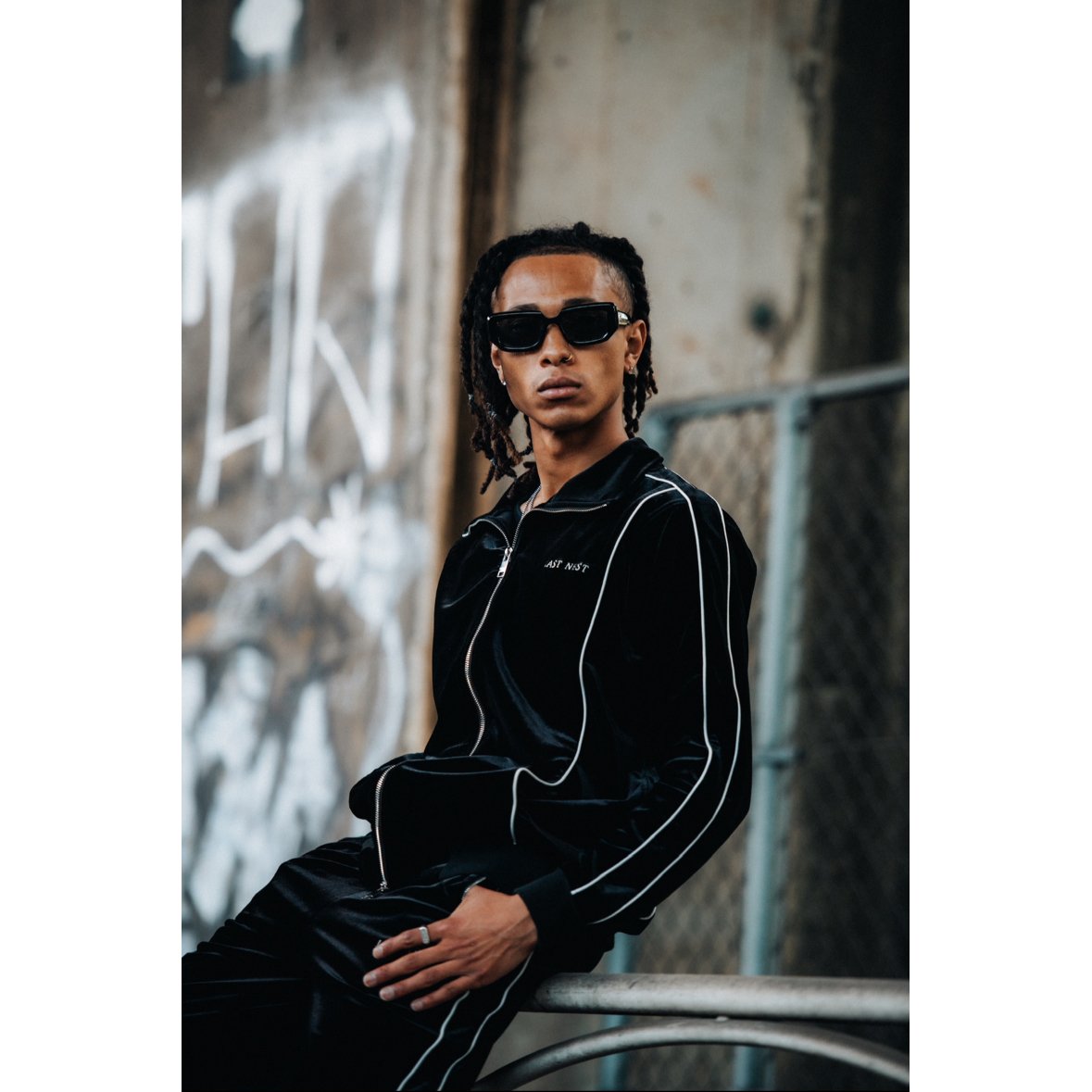 まわC ❗️LASTNEST VELOUR EMBROIDERY LAST NEST / velour track jacket | OTHELLO FUKUOKA