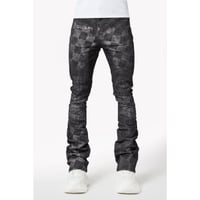 GUAPI / obsidian black racer denim V1