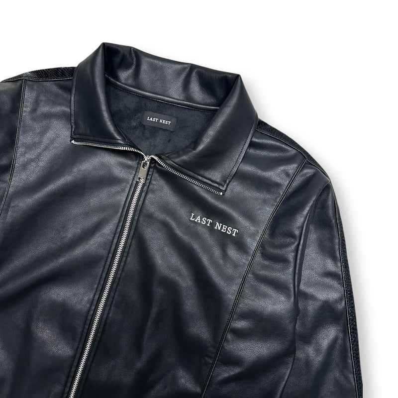 Last Nest ジャケット LAST NEST / faux leather track jacket | OTHELLO