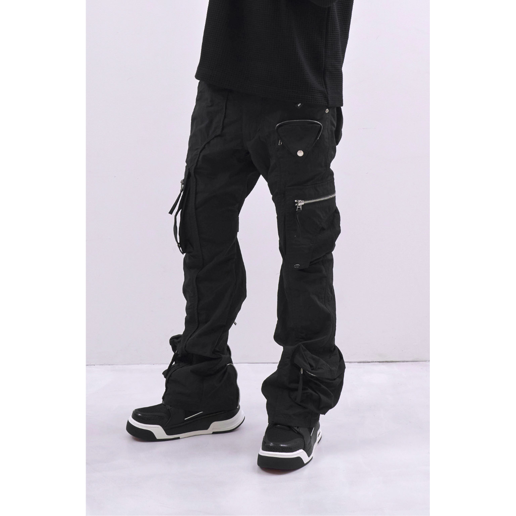MLVINCE / nylon holster cargo pants black | OTH
