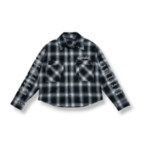 A Good Bad Influence / checker within shirt black