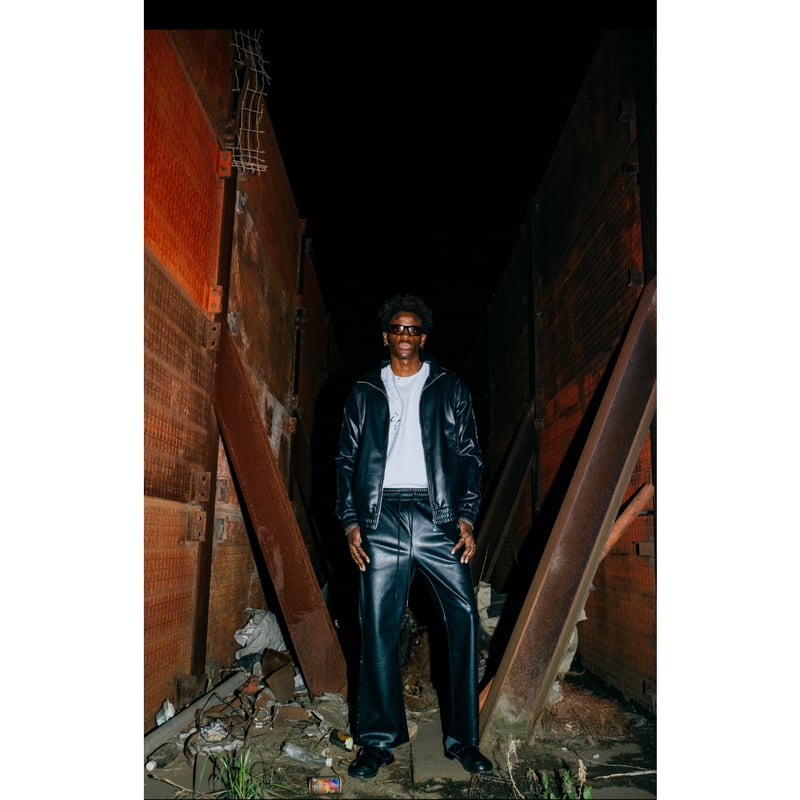 LAST NEST / faux leather track jacket | OTHELLO