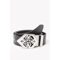 ASKYURSELF / signature OG cross leather belt |