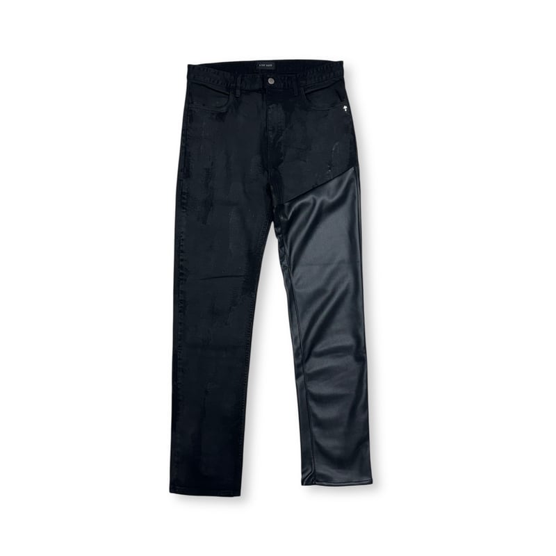 LAST NEST / faux leather switching pants | OTHE