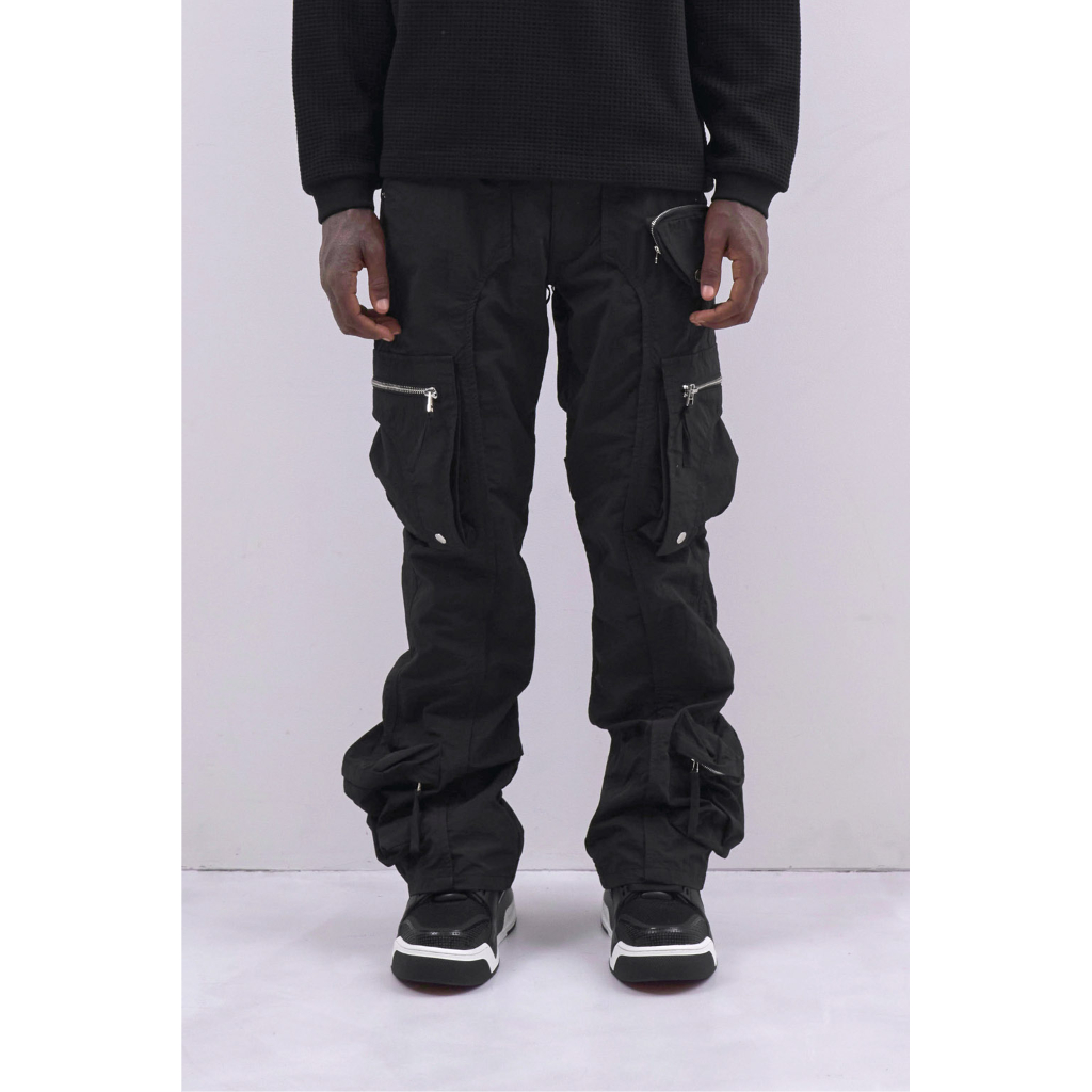 MLVINCE / nylon holster cargo pants black | OTH