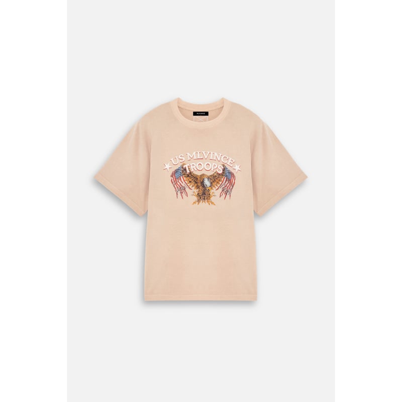 MLVINCE / troops s/s tee beige | OTHELLO FUKUOKA