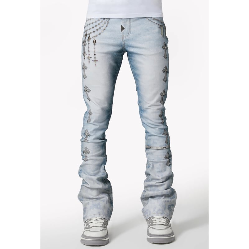 guapi AQUA BLUE CONVERTIBLE DENIM チェーン無し GUAPI / AQUA BLUE CONVERTIBLE DENIM - GANGSTA MARKET