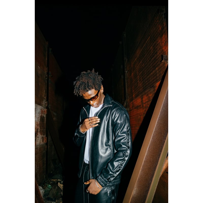 LAST NEST / faux leather track jacket | OTHELLO