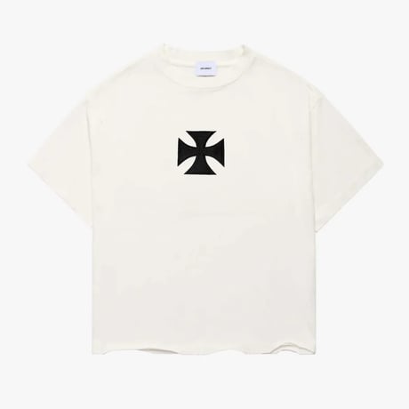 ASKYURSELF ロンT VINTAGE LS CROSS LOGO ○関税送料無料○ ASKYURSELF / cross patch vintage tee white | OT