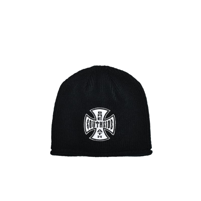 BREATH / southside cross beanie black | OTHELLO