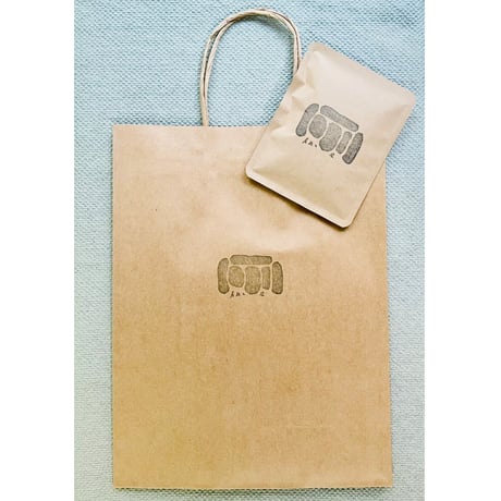 贈り物用 紙袋（屋根と壁ロゴスタンプ入り）