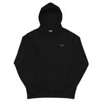 UTERO_logo羽刺繍HOODIE（black）