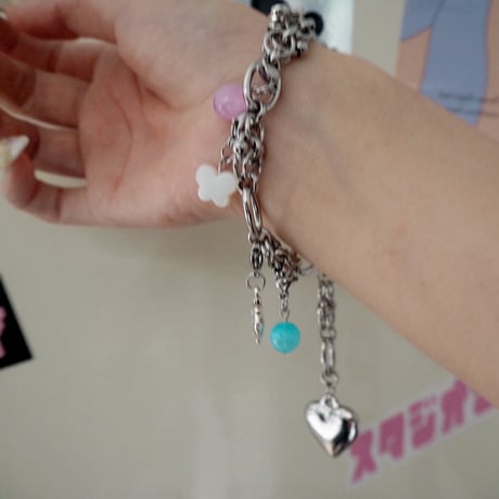 SG HEART bracelet(チャームあり)