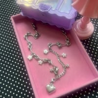 Wave Star Pearl Necklace