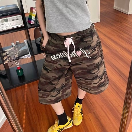 sweet & street camo shorts💗