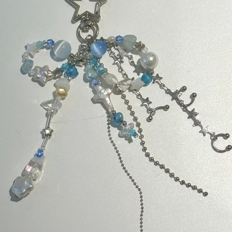 dolphin🐬 pearl strapᐝ/ドルフィンパールストラップ
