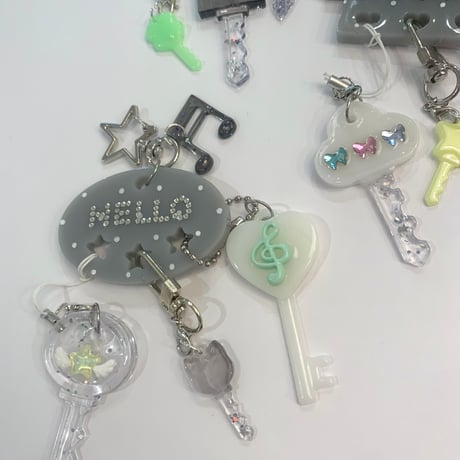 kirakira dot key ring🗝★