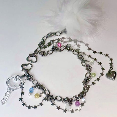 SG HEART wallet chain(チャームあり)