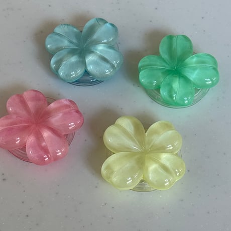 normal)lucky clover grip tok🍀/ノーマル)ラッキークローバースマホグリップトック